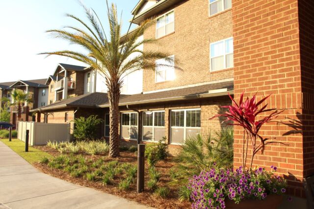 Commercial Landscaping: Red Hills Village Retirement Resort, Tallahassee, FL