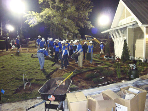 Extreme Makeover Home Edition - Tallahsssee - Landscape services provided by Conrad Design & Landscape